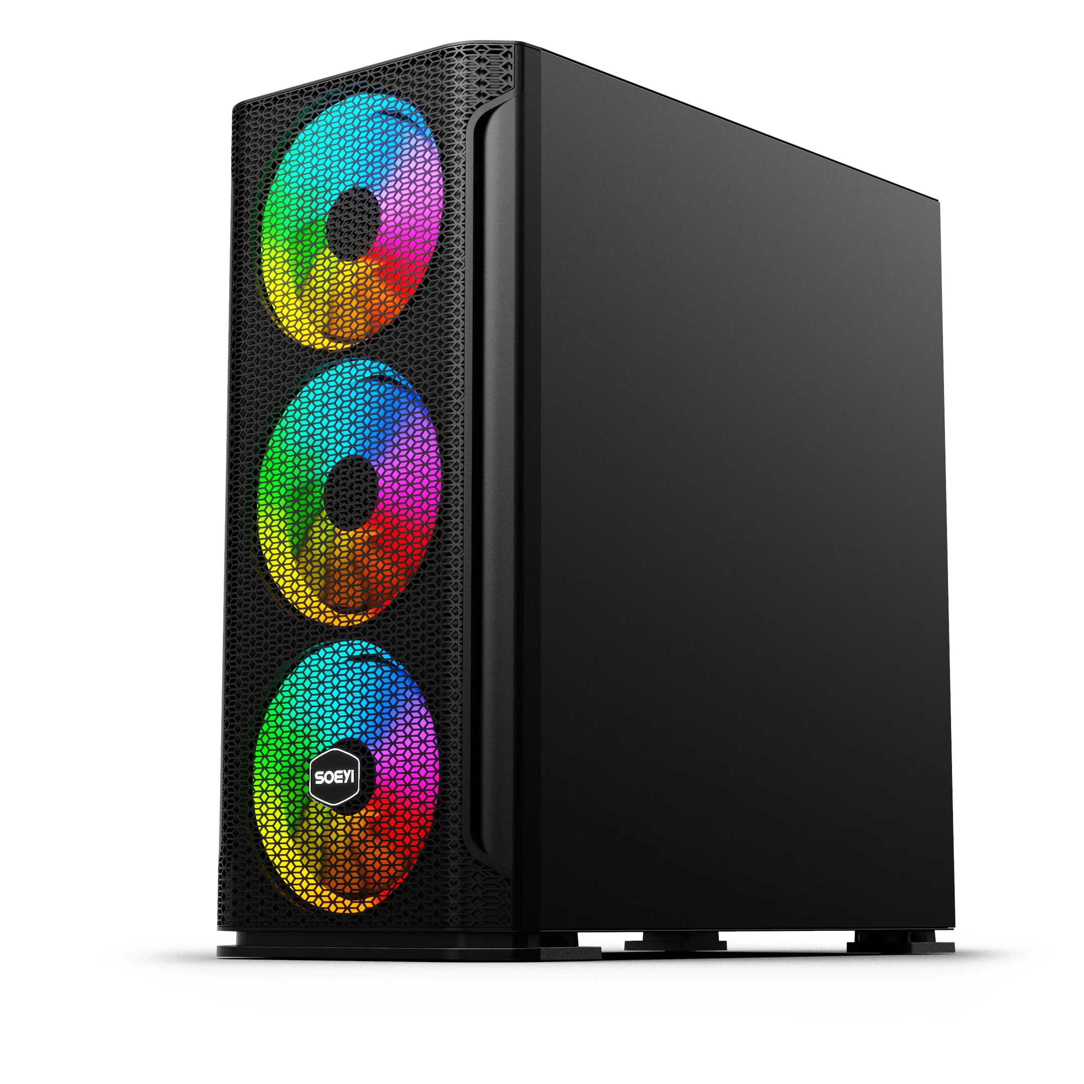 орячая Распродажа ATX Средняя башня пользовательский корпус для пк rgb