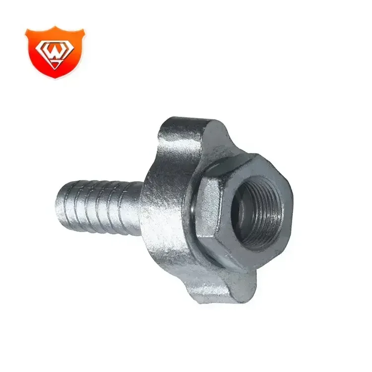 Hose Adapter 5 L/8 Quick Connect Wire Nuts With Wings Steam Ground Joint Coupling