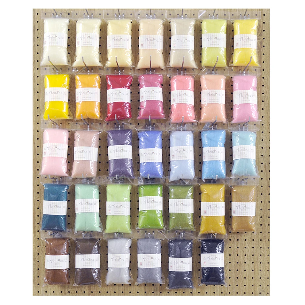 
High Quality Eco-Fiber Acrylic Fiber Price Balls Hamanaka Real Felt Wool 