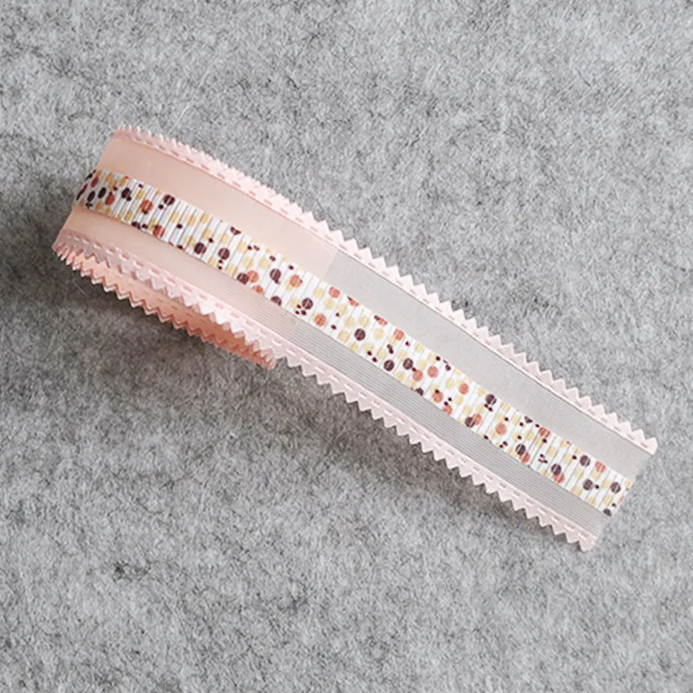 High Quality Lace Satin Ribbon Gift Packing Cake Package Birthday Wedding Decoration Printed Logo