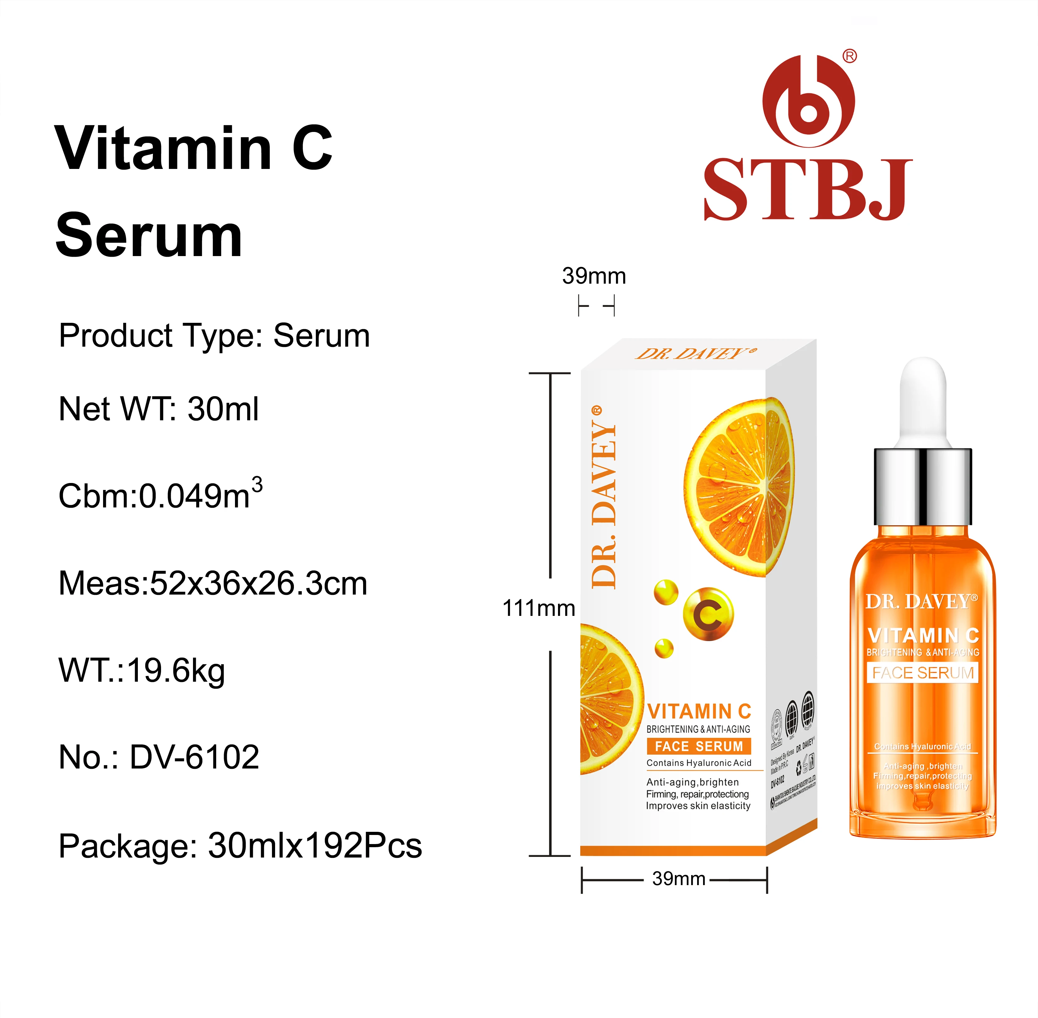DR.DAVEY  Vitamin C serum  Skin Perfect Moisturizing 30ml
