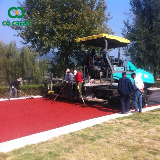 Go Green Color Asphalt Ready to Pave Cold Mix Color Asphalt Materials