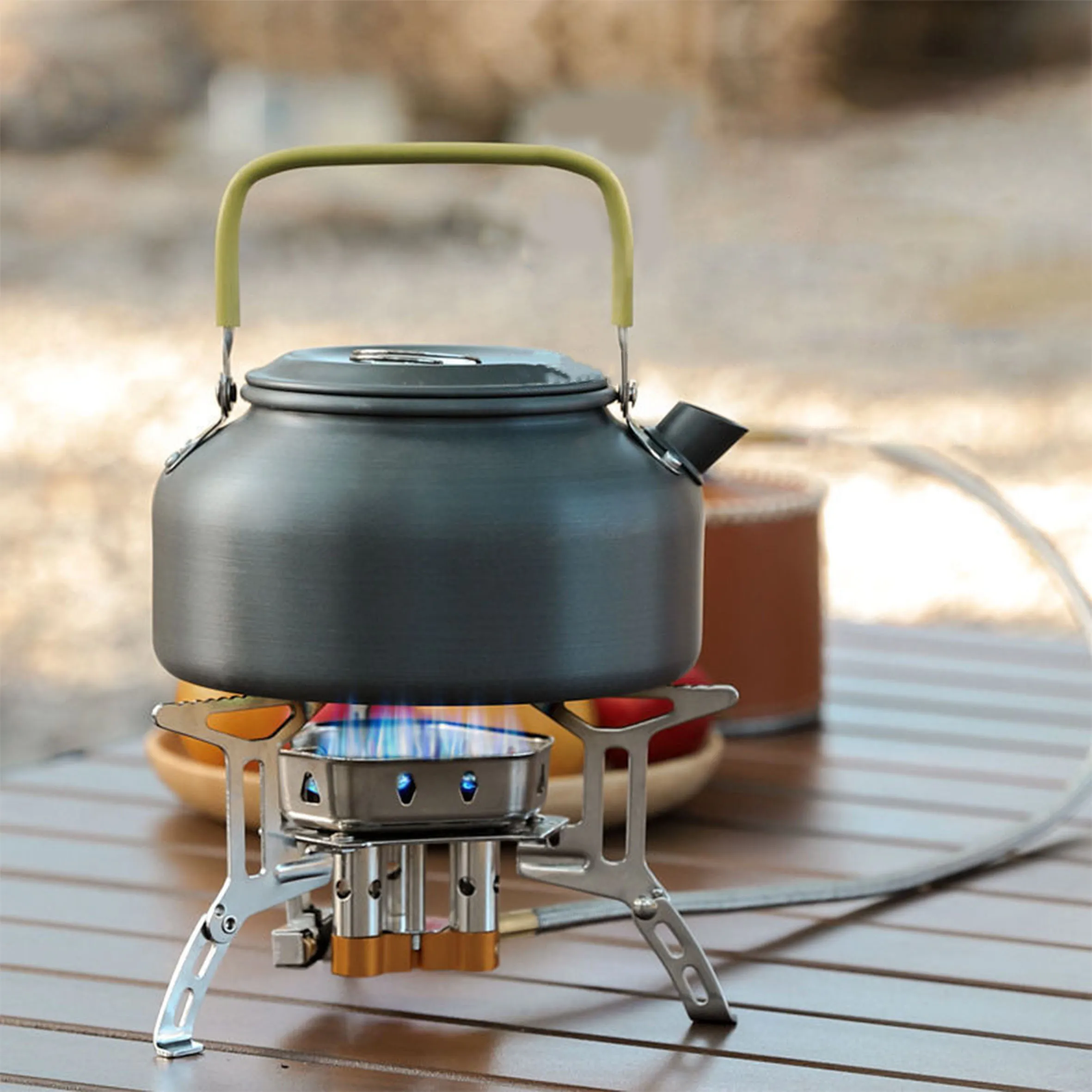 Portable Camping Cassette Furnace Single Burner Gas Stove,Outdoor Picnic Cooker Butane Gas Cooktops/