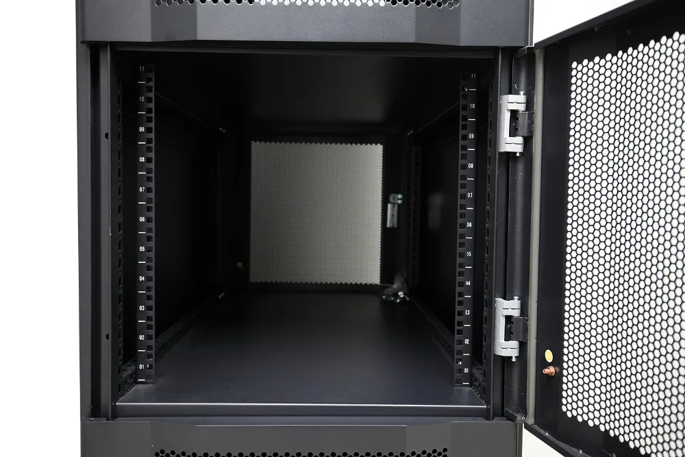 OEM high Quality tempered glass door data center  for school/office/building with 19' 42u server rack cabinet