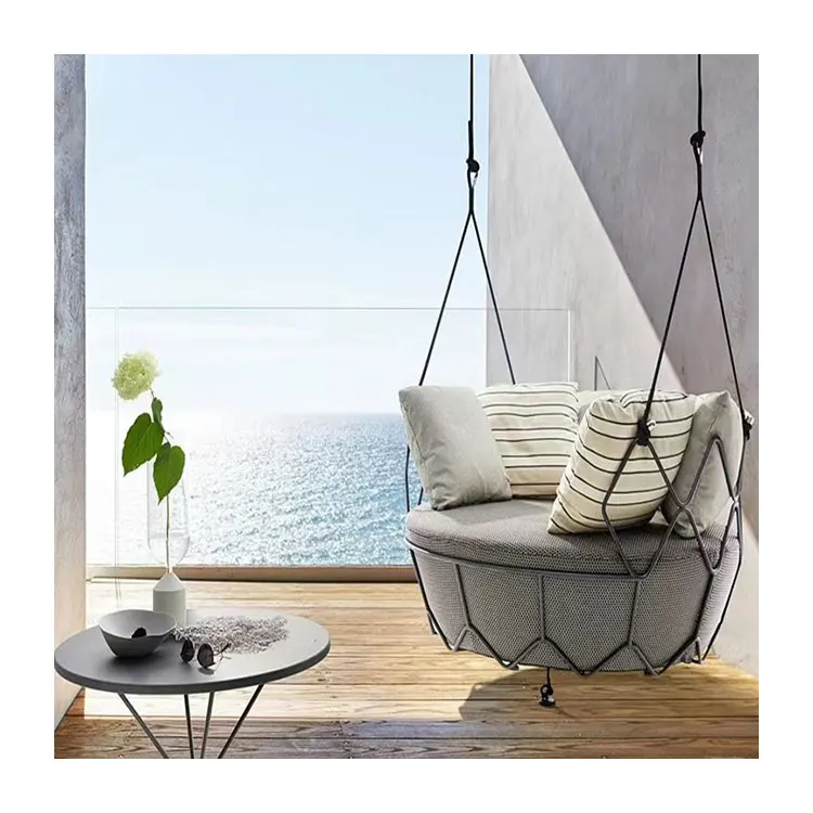 wholesale hanging egg chair garden swing patio metal swing sets