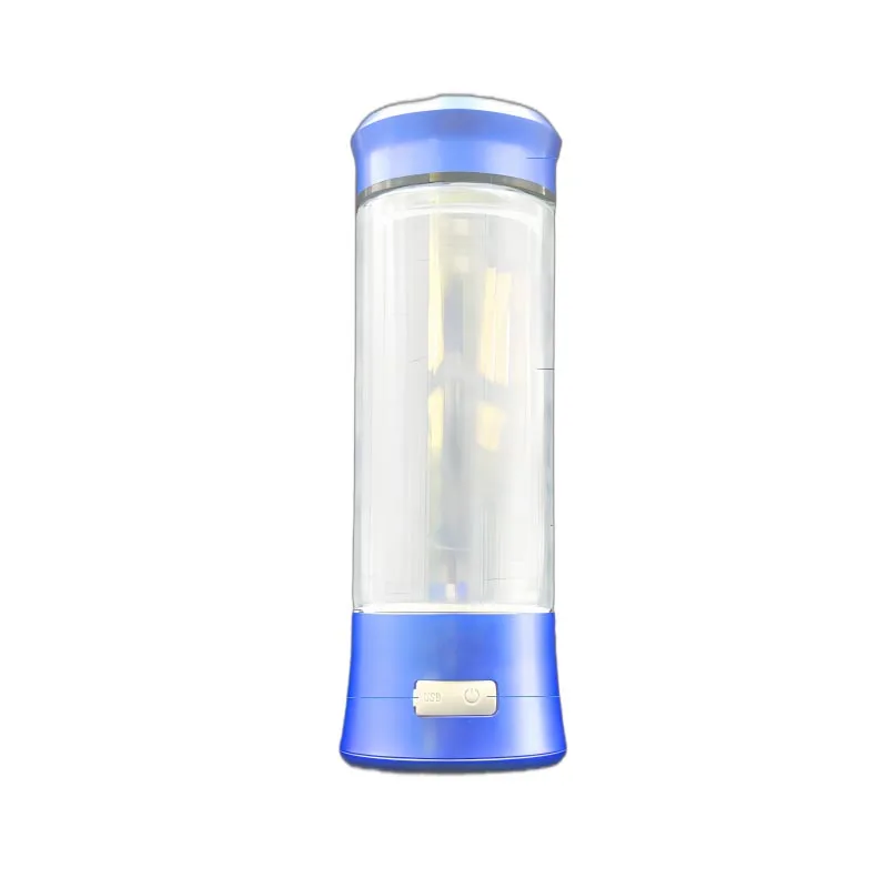 Electric Hydrogen Water Generator Machine with Water Bottle for Car Household Outdoor RV USB-powered Easy Desktop Installation