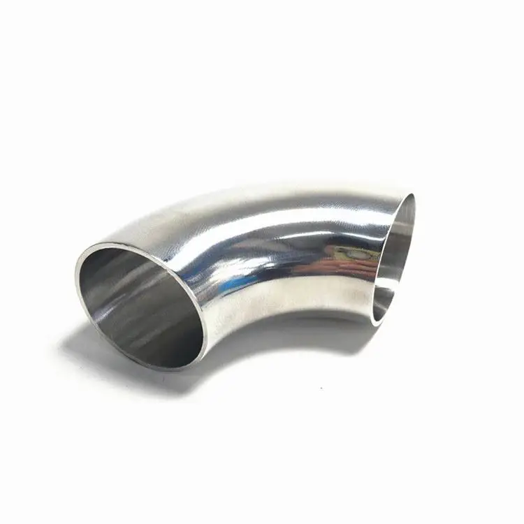SUS304 316 Pipe Fittings Stainless Steel Elbow Butt-Weld Fittings BW LR Long Radius 90 Degree Sch10 Sch40 Seamless Ss Elbow