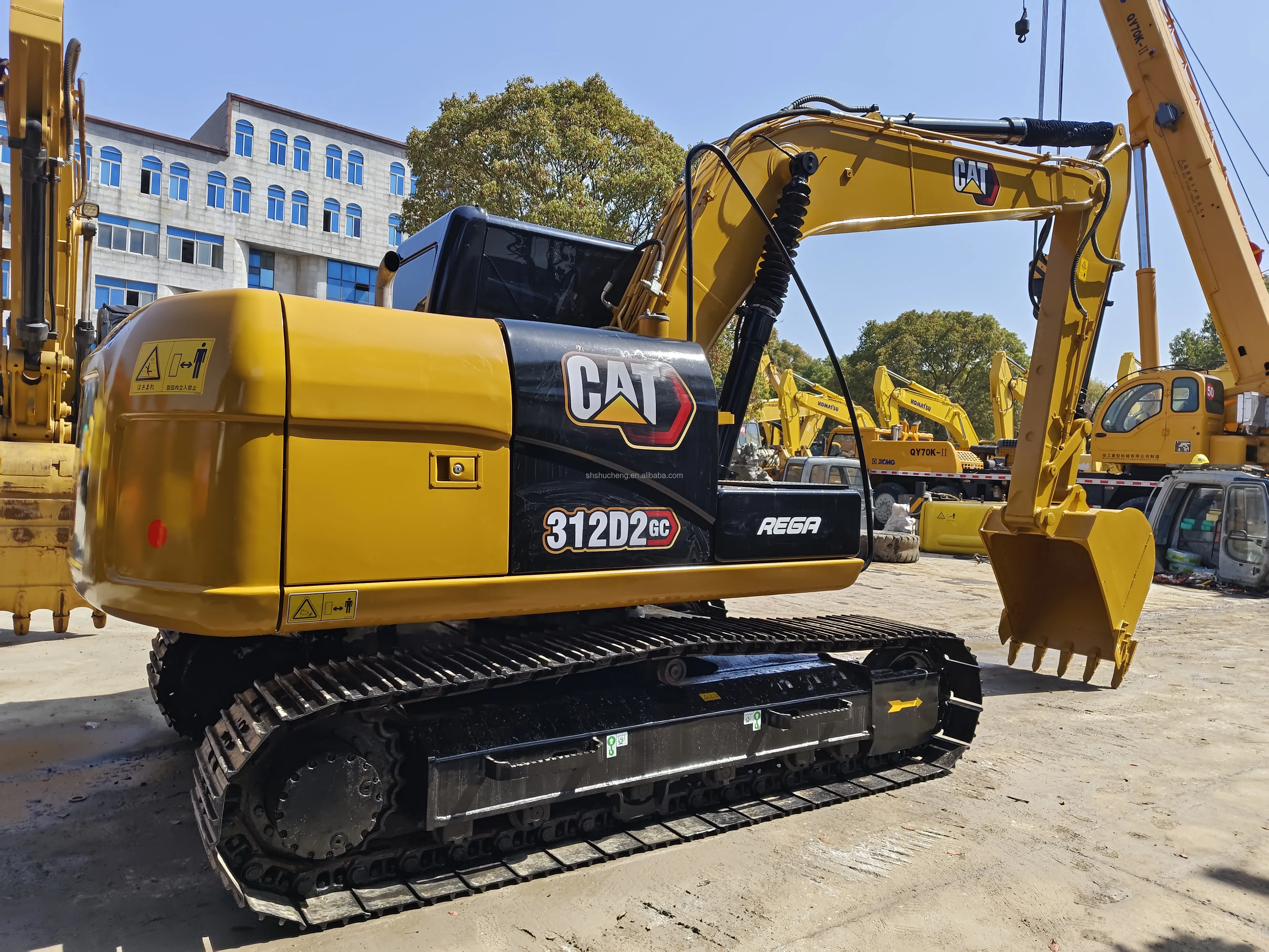 2022 б/у гусеничный экскаватор CAT312D2 Подержанные экскаваторы CAT 312 312D2 GC 12 тонн