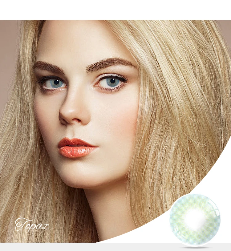13 colors super natural contact lens cheap colored contact lenses 14.2 mm lentes de contacto