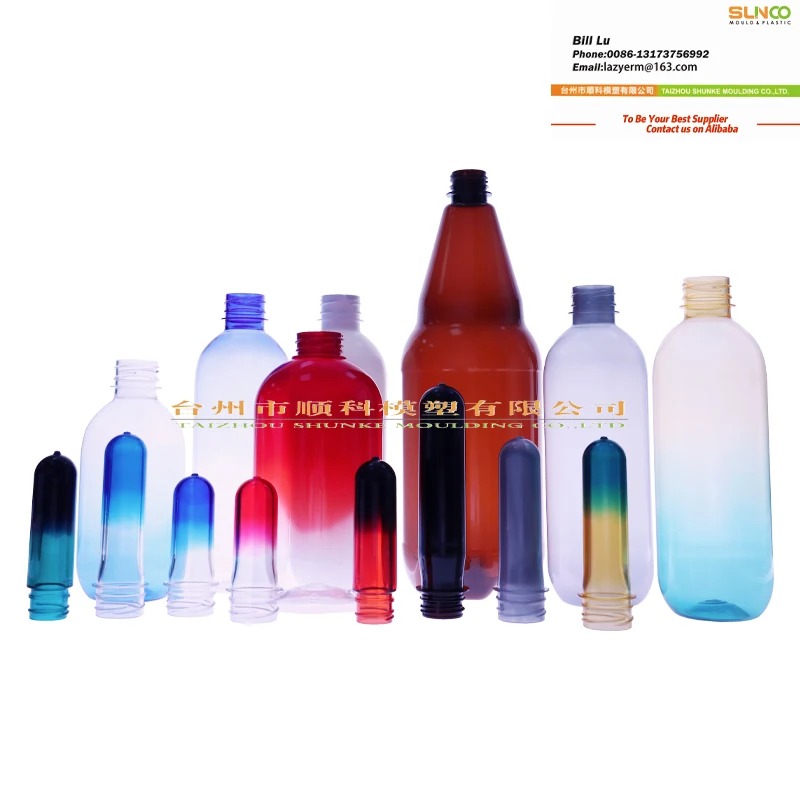 Trending products 2024 new arrivals Preform pet plastic bottle 24/410 32mm neck two color pet preform