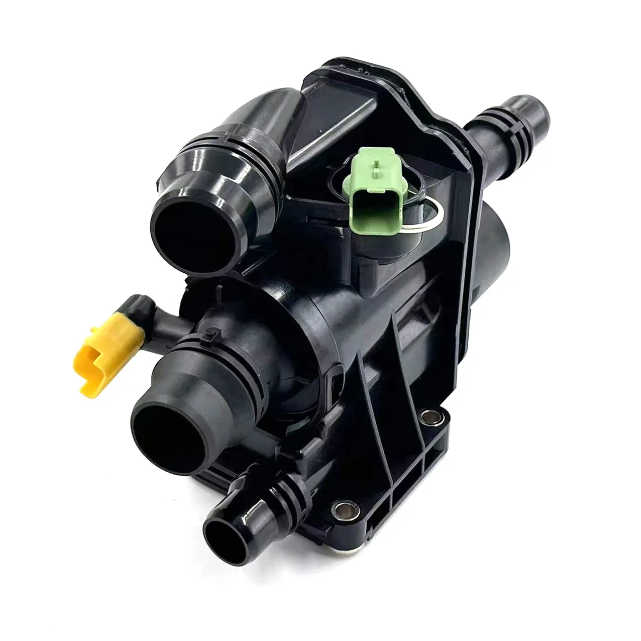 9806243480 Engine Electronic Thermostat Engine Water Outlet For Peugeot 208 308 408 5008 Citroen C3 C4 DS EB2