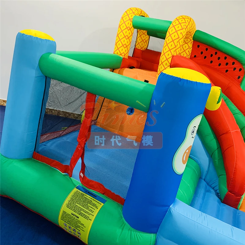 Backyard Inflatable Bouncy Castle Water Slide With Pool