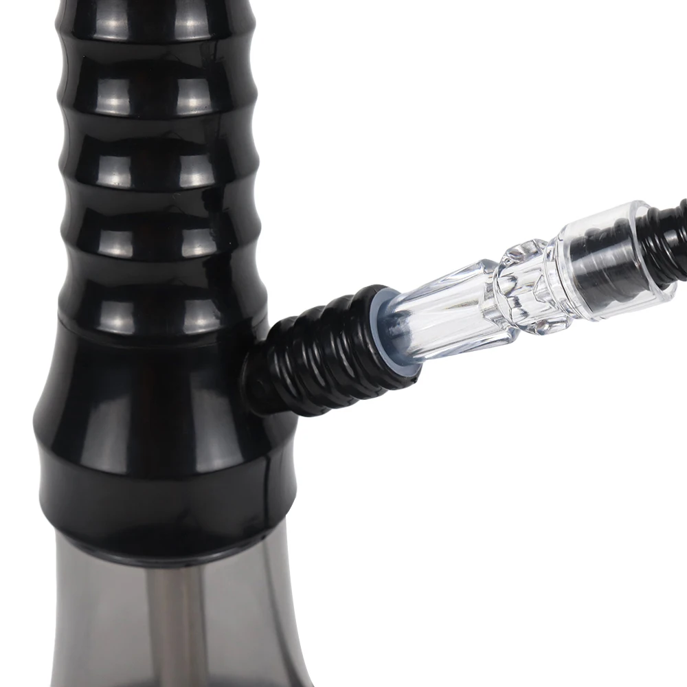 Yiqian 2021 New Arrival wholesale 3 Colors Shisha Hookah Set Glass Plastic  Shisha  Hookah