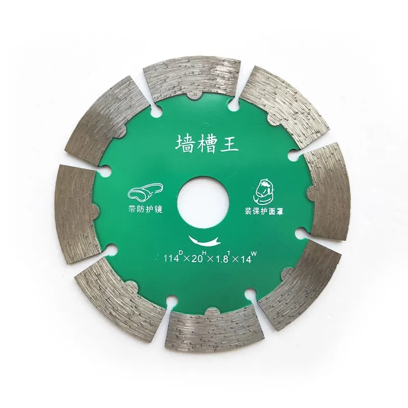 Diamond Wall Groove Knives Saw Blade Cutting Disc For Concrete Hoja De Diamante Para Concreto