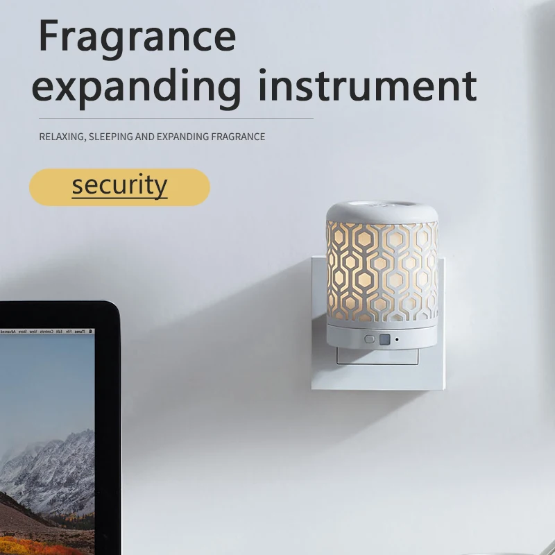Wholesale Pure Essential Oil Aromatherapy Lamp American Electric Plug-in  Metal  Melting Wax Burner