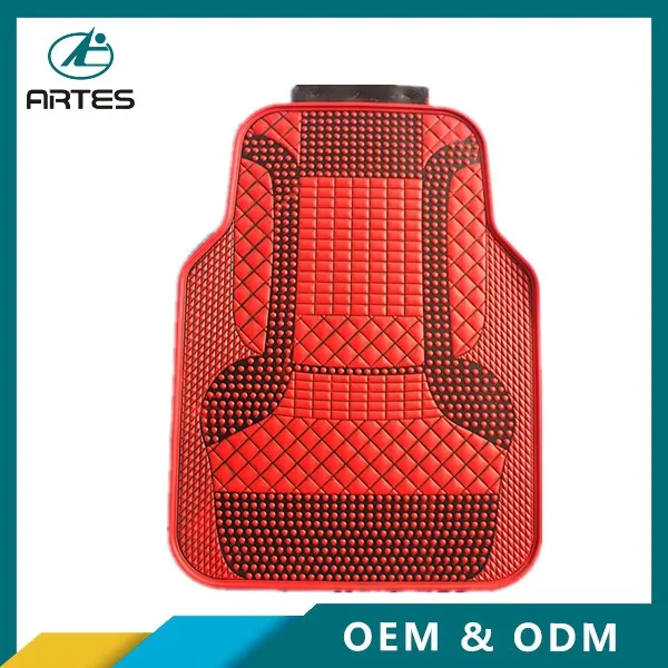 Premium OEM Factory Protection Universal 4pcs Silicone Rubber Raw Materials Waterproof Custom Car Floor Mats