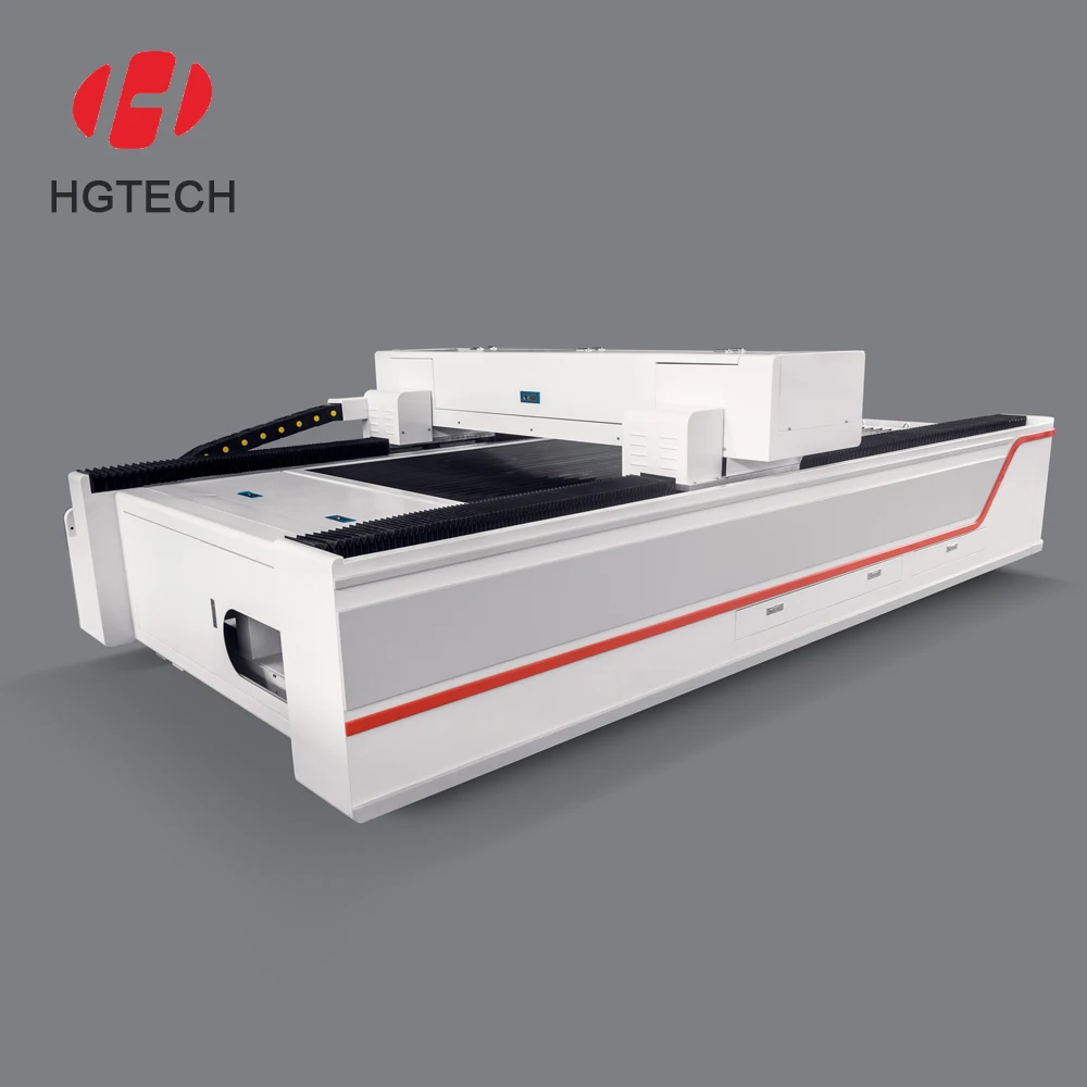 HGTECH акриловая древесина Mdf картон пластиковая Резина ПВХ Пена Ткань Кожа 1325 300 Вт 500 Co2 лазерная резка цена