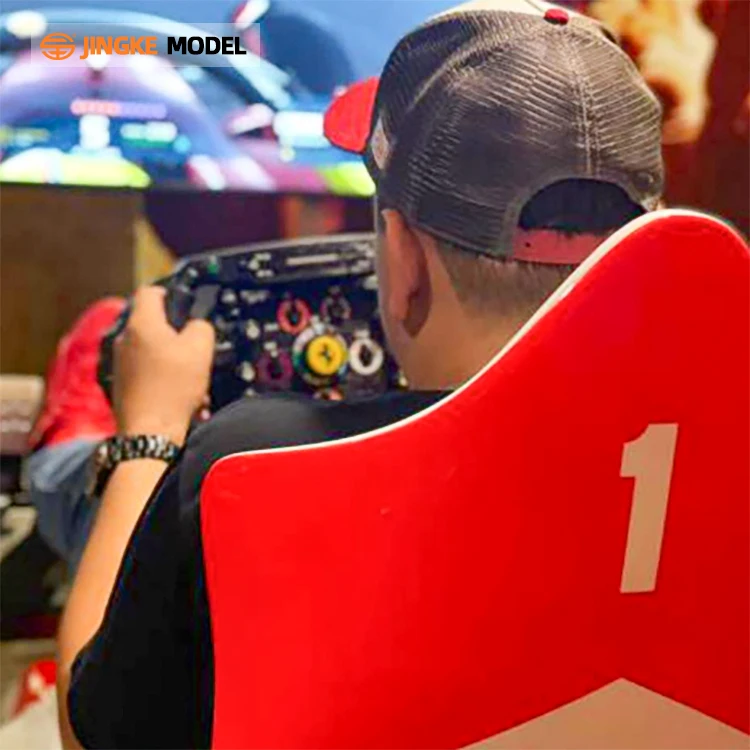 Realistic Simulated Driving Cockpit Model, Fully Functional with Steering Wheel and Pedals