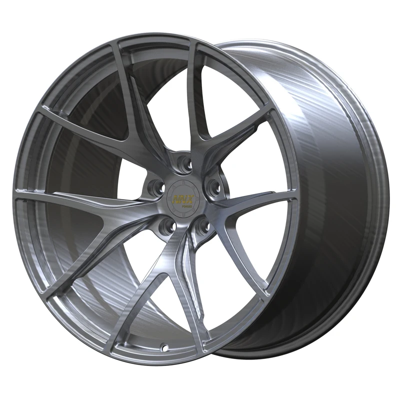 Brushed matte black Wholesale 16 17 18 19 20 21 22 23 24 Inch PCD 5x112/120 Aviation 6061-T6 Aluminum forged Alloy Wheels