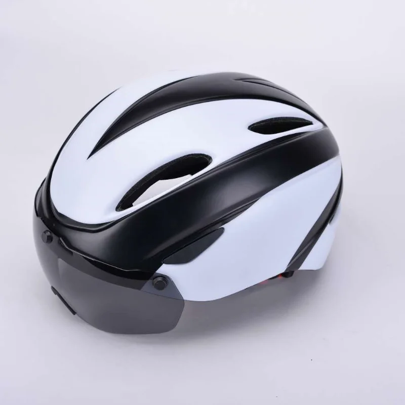 High Quality EPS Adult Mountain Bike Helmet with Detachable Velvet Lining and Goggles High Magnet Safety Bicycle Riding Gear