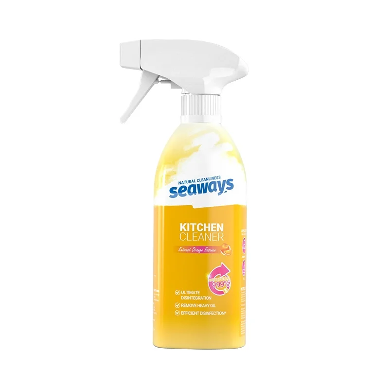 500g Eco-friendly Strong Oil Stains Removal Cleaning Liquid Spray Heavy Oil Stain Cleaner Kitchen Detergents