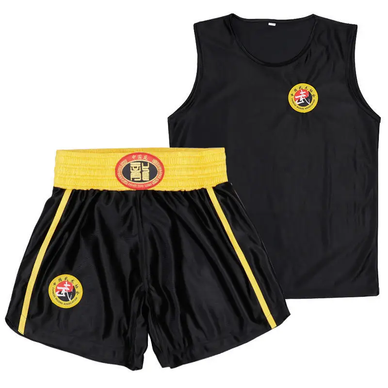 Wholesale Sanda Training Uniform Quick Dry Wushu Kung fu Suit For Men and Women