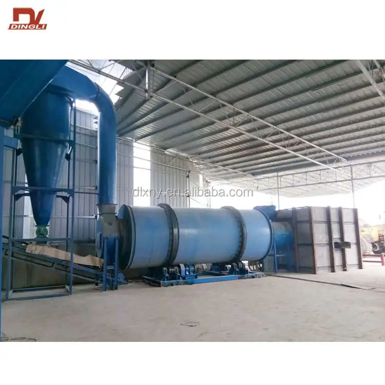 Large Capacity Drum Dryer for Mineral Powder, Sand, White Mud, Kaolin, Bauxite, Soil Drying Machine