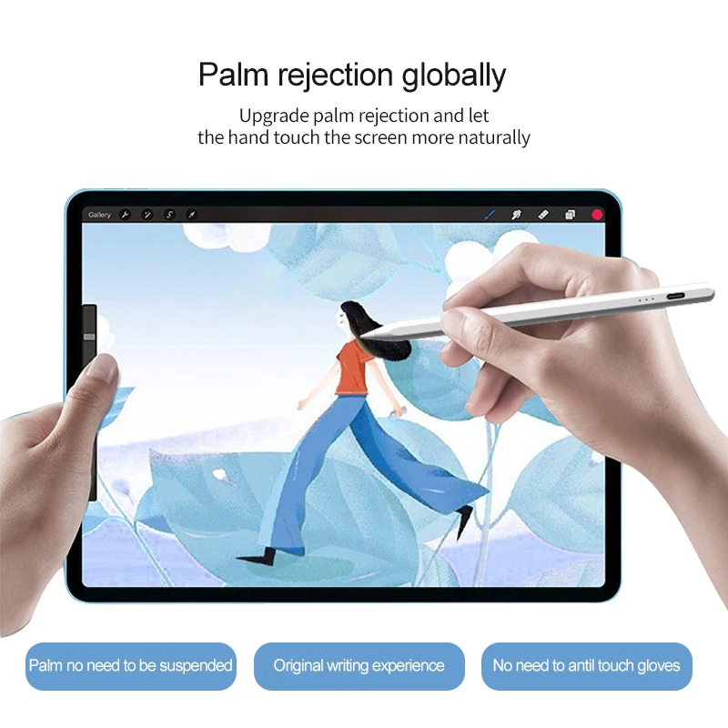 Палм отказ емкостный планшет сенсорный экран Активный стилус для ipad apple карандаш с функцией
