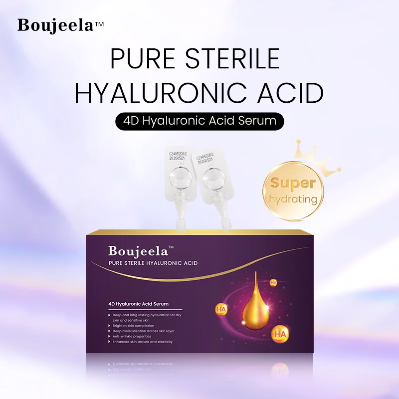 Korea Most Popular Pure 4D Hyaluronic Acid Ampoule Skin Care Face Serum