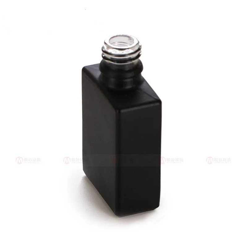 15ml 30ml 50ml 100ml Empty Square Rectangular Atomizer Spray Perfume Glass Bottle with ALUMINUM SPRAY CAP