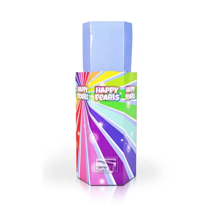 
Custom POP UP Promotional Gift Cardboard Paper Retail Recycling Dump Impulse Bins Corrugated Display 