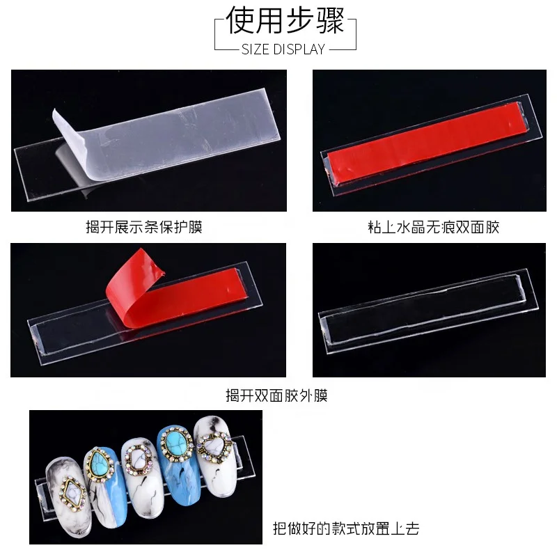 3M Transparent strong adhesive double-sided tape Ultra-thin PET seamless removable double-sided tape width 6/10mm