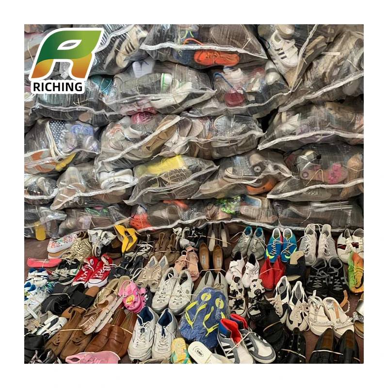 Imported China Guangzhou Shoe Ball Men Sport Original Branded Used Second Hand Shoes a Grade