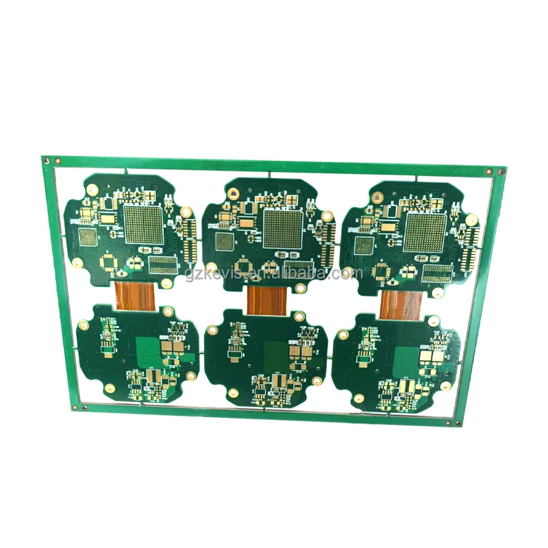 High Quality Custom Rigid-Flex Printed Circuit Board Multilayer Hard Gold Rigid Flex Pcb Board In China