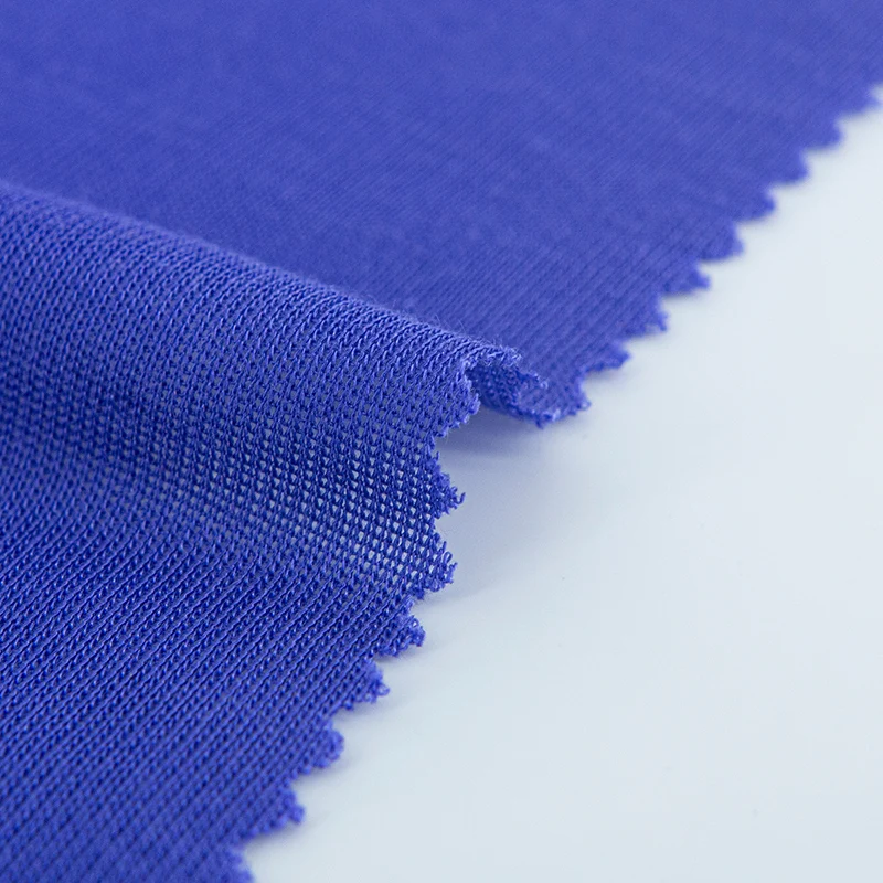 High color fastness Eco-friendly Degradable material Tencel 1*1 Rib fabric for Base shirt Undershirt Skirt  Fashionable dress