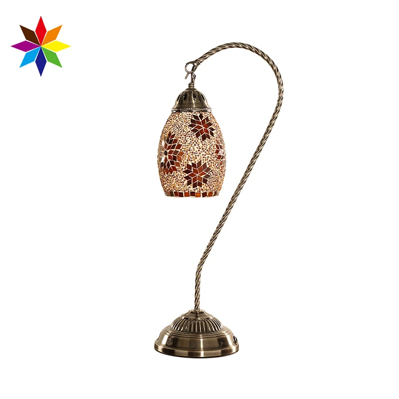 Evershining Турецкая мозаичная настольная лампа ручной работы с лебедем, марокканский стиль, светильник для украшения дома YMA405F