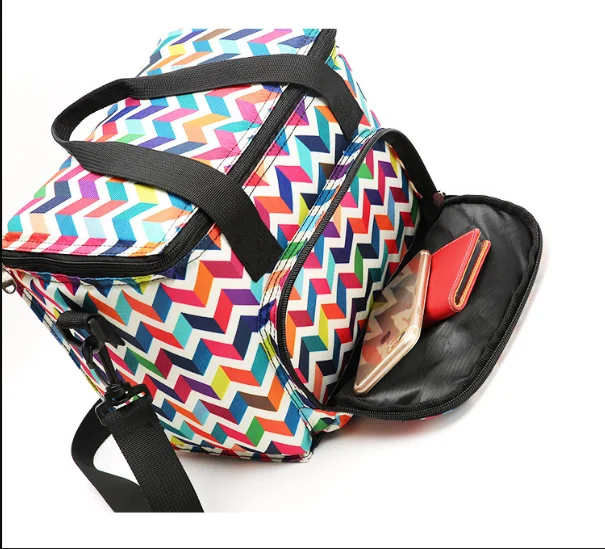 Waterproof Portable Picnic Bag For School Office Thermal Insulated Outdoor Lunch Box Large Capacity Multi-Functional