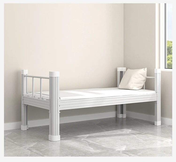 The latest design of large size metal bed can be custom sized individual metal bed