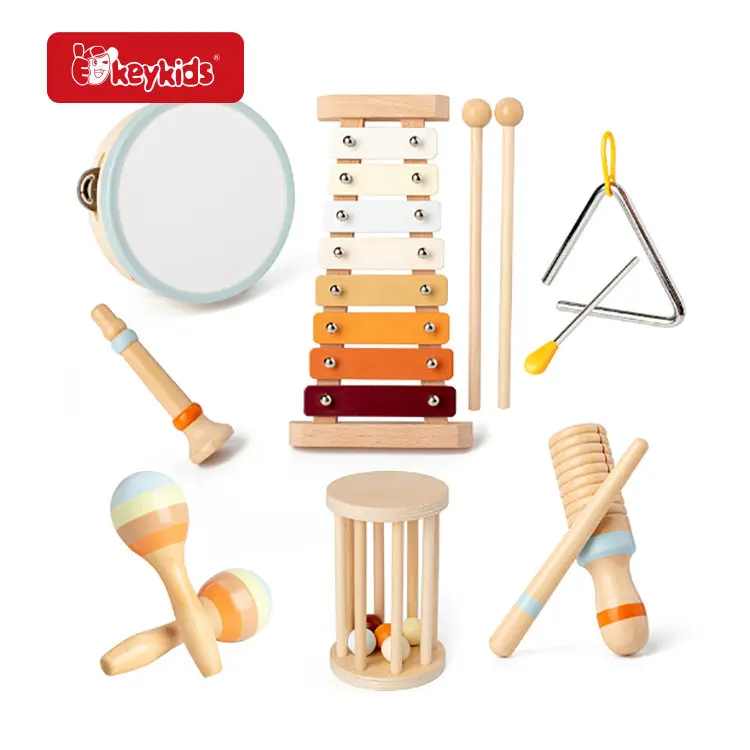 Factory OEM Educational Instrument Wooden Musical Toys for Todlers W07A265