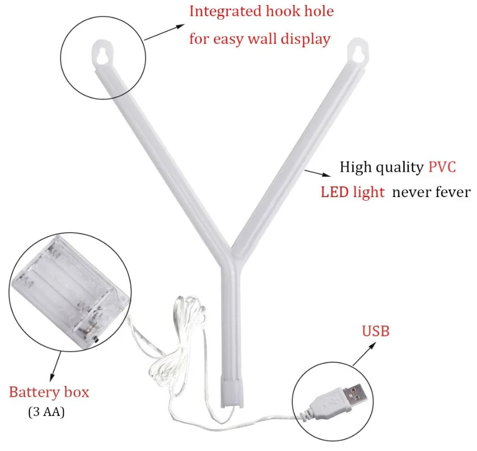 Marquee Letter Lights Battery Operated Usb Happy Birthday Wedding Christmas Wall Room Decoration Led Letter Neon Sign Light