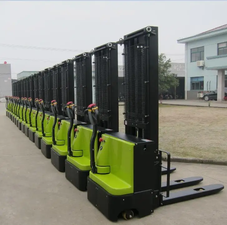 
1500KG Full Electric Stacker Hand Forklift Factory Price Electric Pallet Stacker 