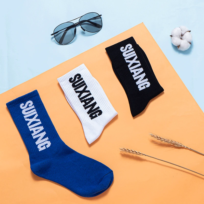 Factory Price Custom Logo Sports Athletic White Designer Brand  Buy Women Men Fashion Socks And Socks
