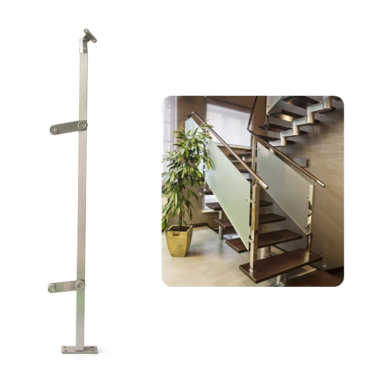 Fence posts railing stair railing baluster glass balcony/stainless steel handrail stairs baluster