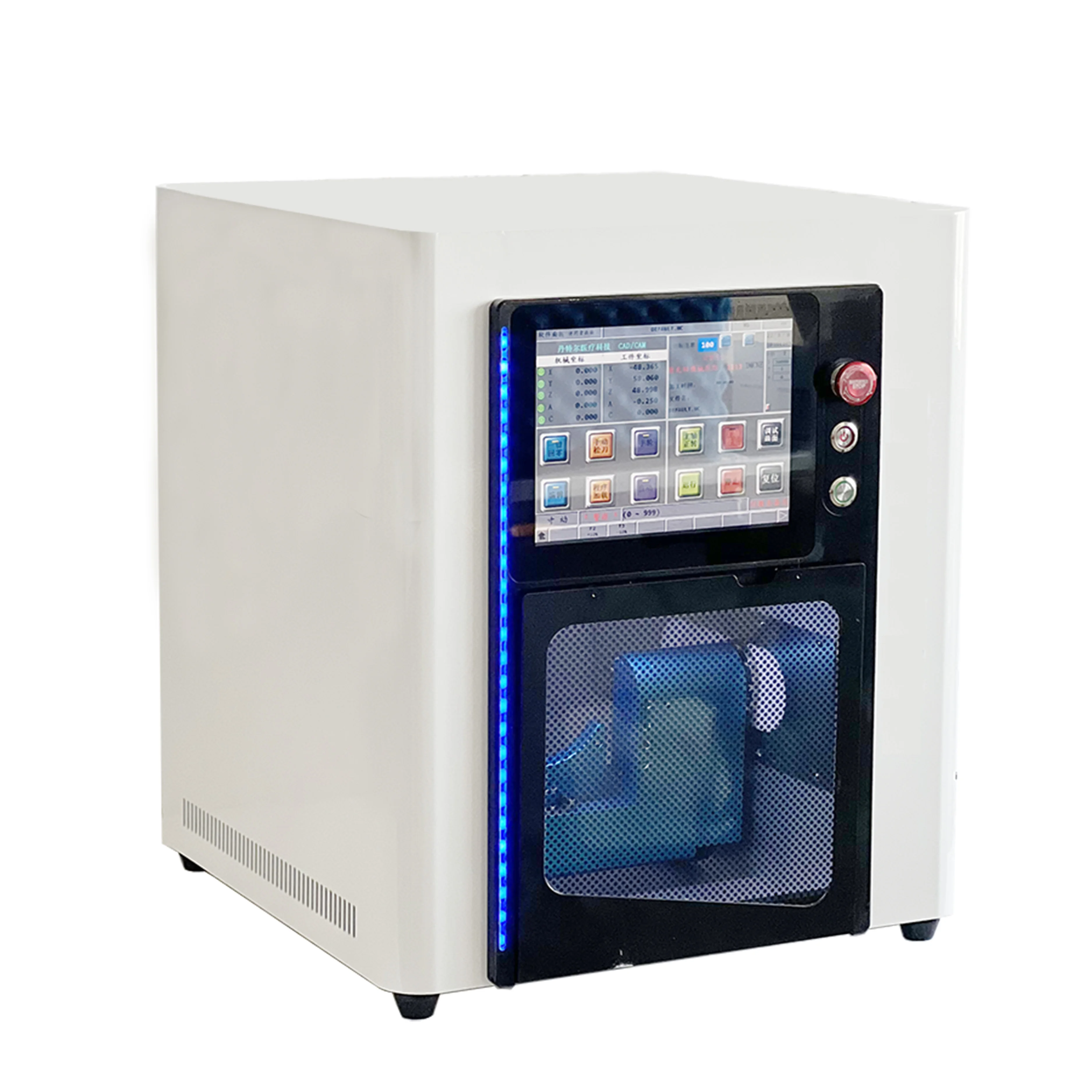 mini 5 Axis Dental 3d Printer and Dental Zirconia Peek Macor Denture Engraving machine