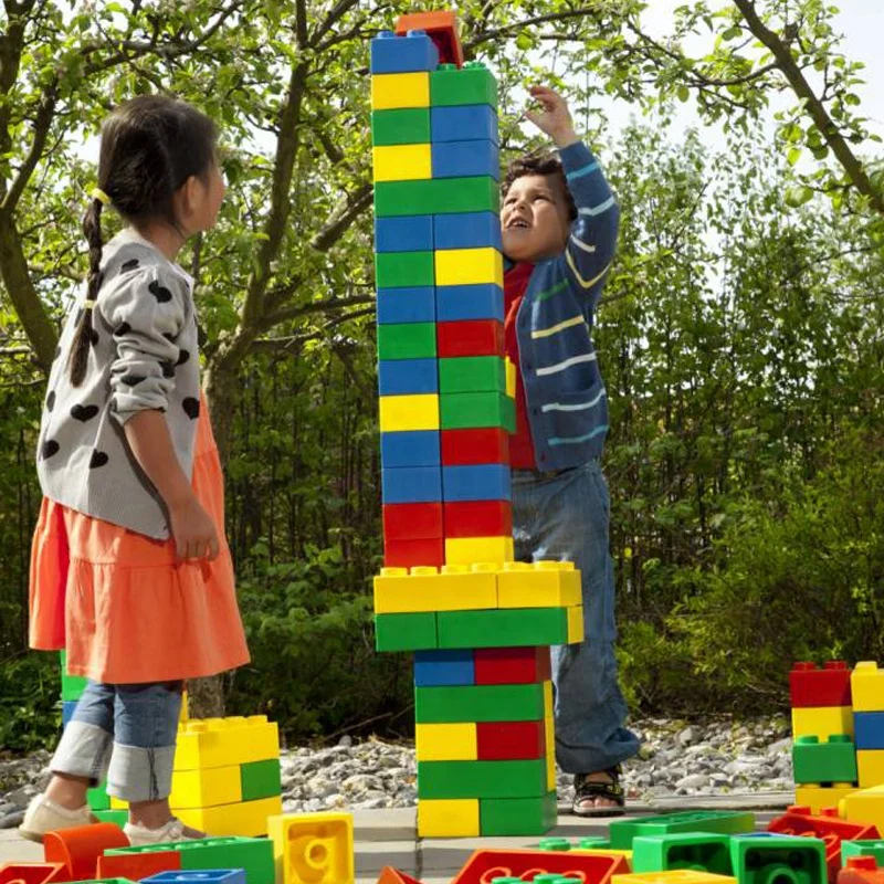 
Customized Foam Blocks Square/Retangular Interlocking Blocks Construction Educational EVA Building Blocks 