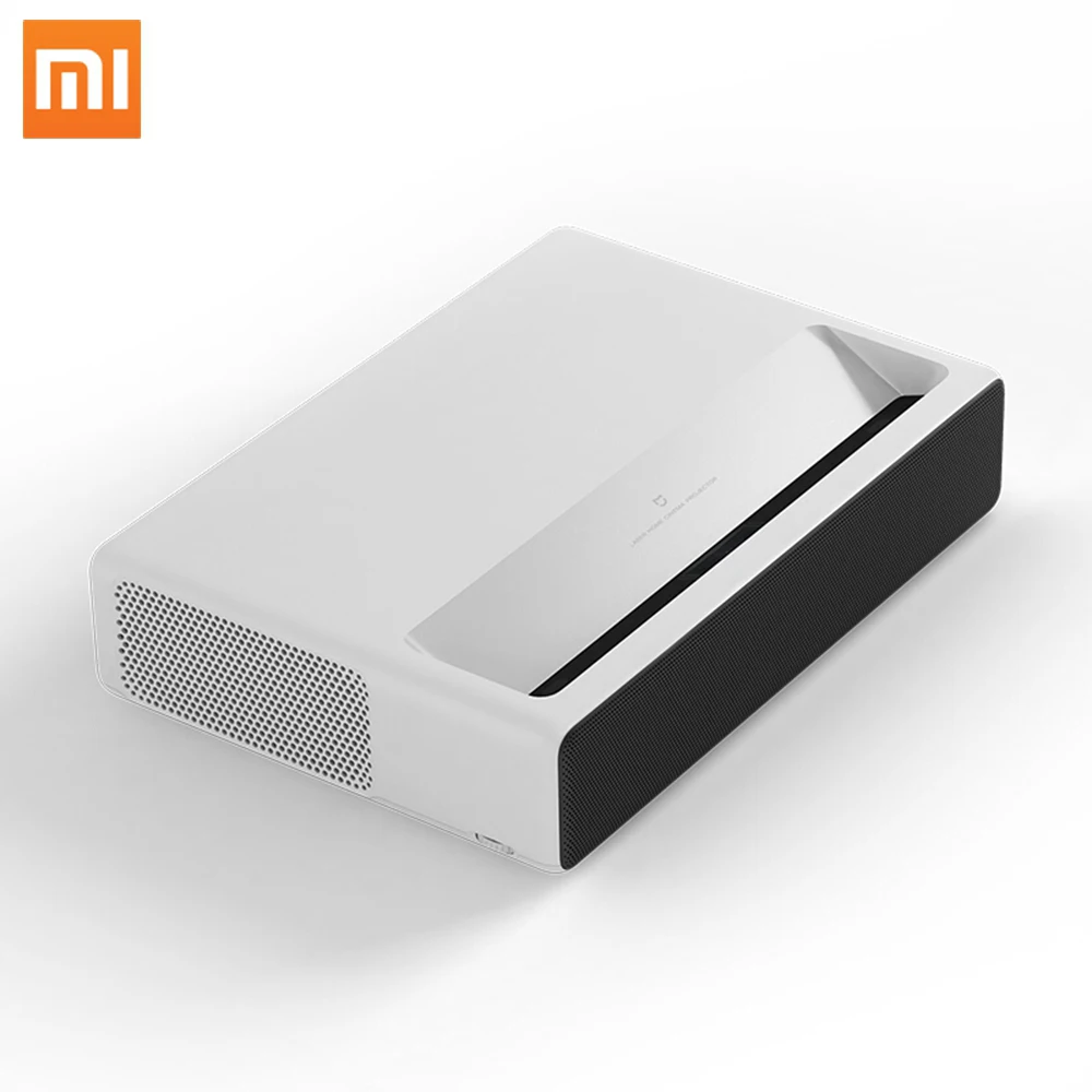 Лазерный проектор Xiaomi Mi 1080p родное разрешение 4K поддержка MIUI TV четырехъядерный процессор ALPD 3 0 лазерный источник света 5000