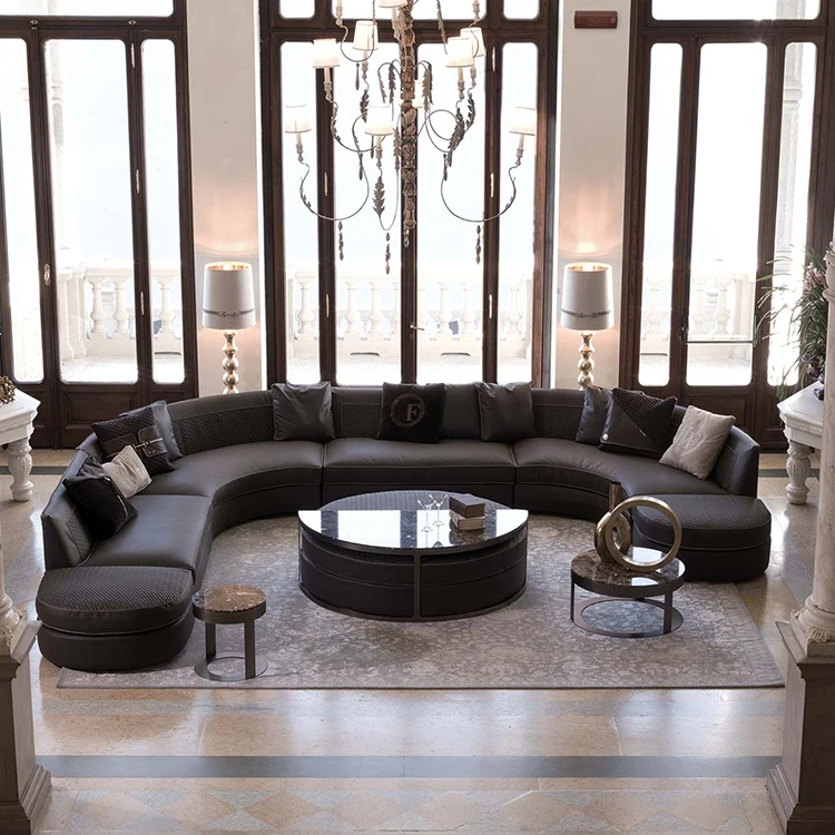 Modern Style Living Room Furniture Sofa Sets U or S Shape Function Sofa