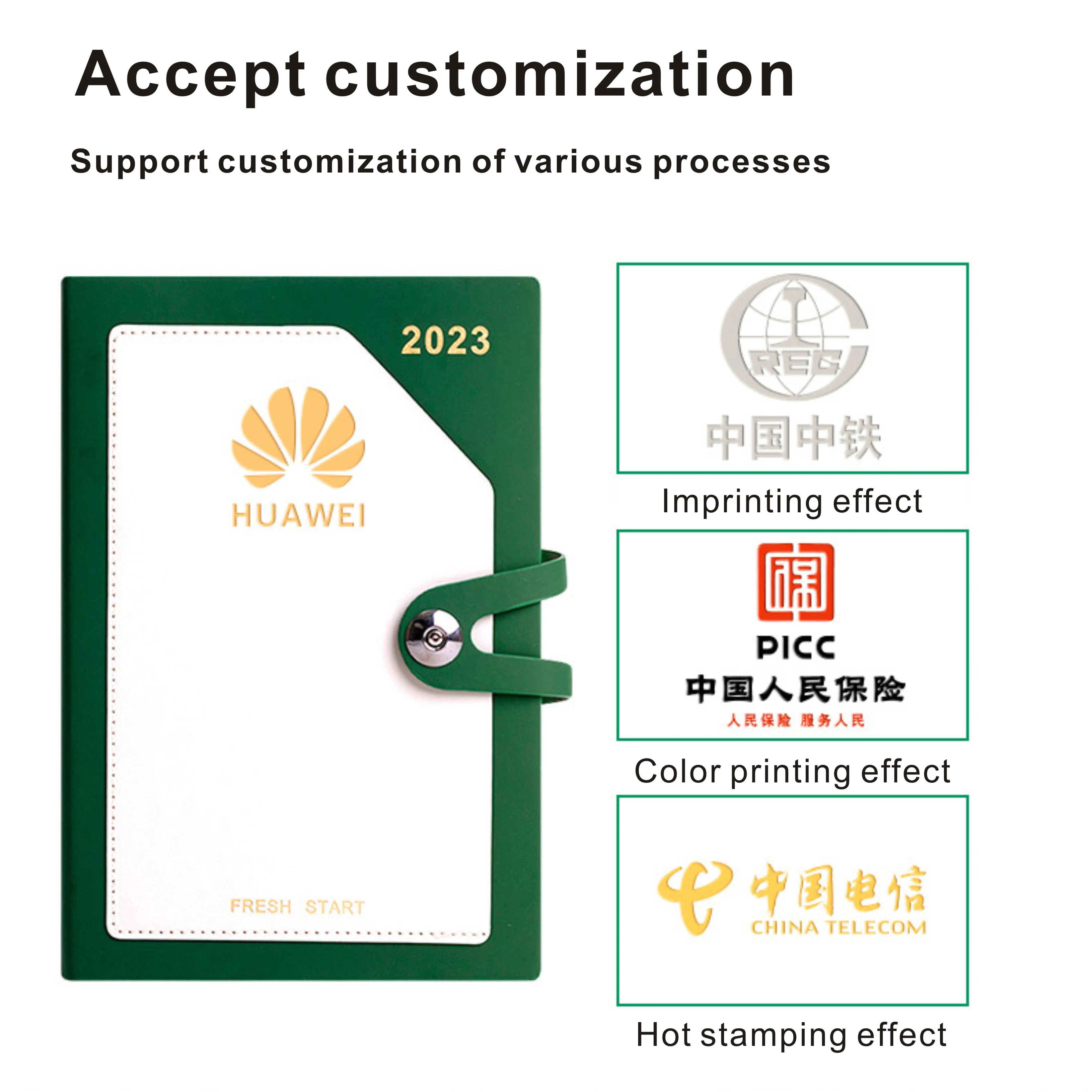 2023 Schedule Book Planning Book Diary Punch Card Calendar Notepad Thick Hardcover Notebooks A5 Wholesale