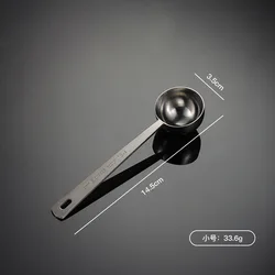 Stainless Steel Silver Welding Measuring Spoon with Handle Titanium Plated Gold Colorful Kitchen Baking Supplies