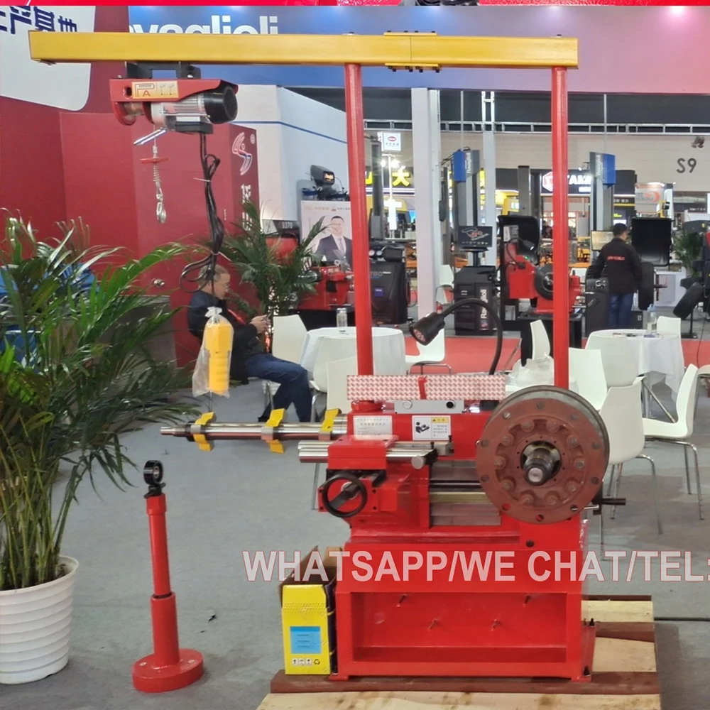 T8465 T8465FCV T8470 brake drum lathe/disc cutting machine heavy duty disc & drum brake lathe w/ 3 jaw double